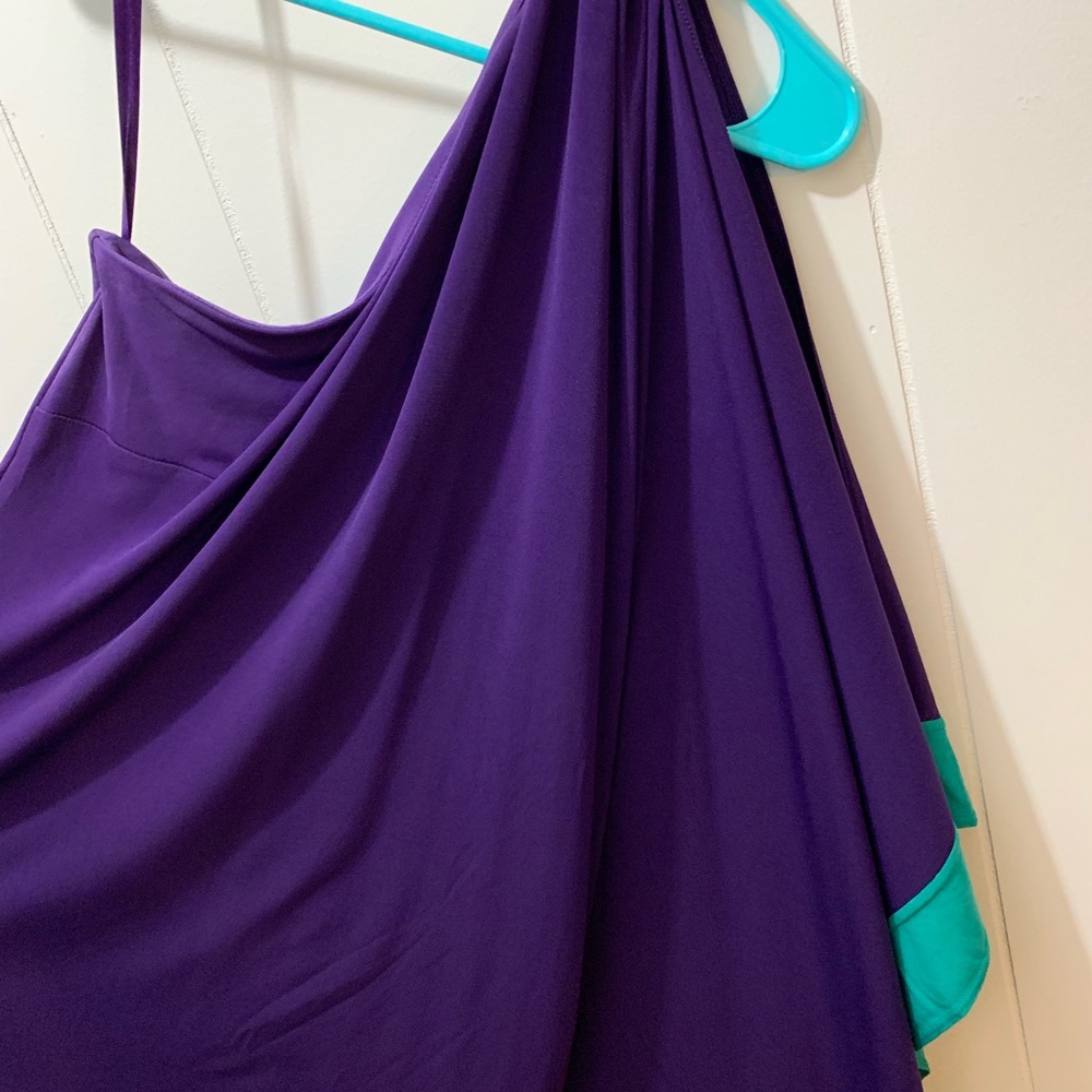 Cache Off The Shoulder Color Block Dress - image 3